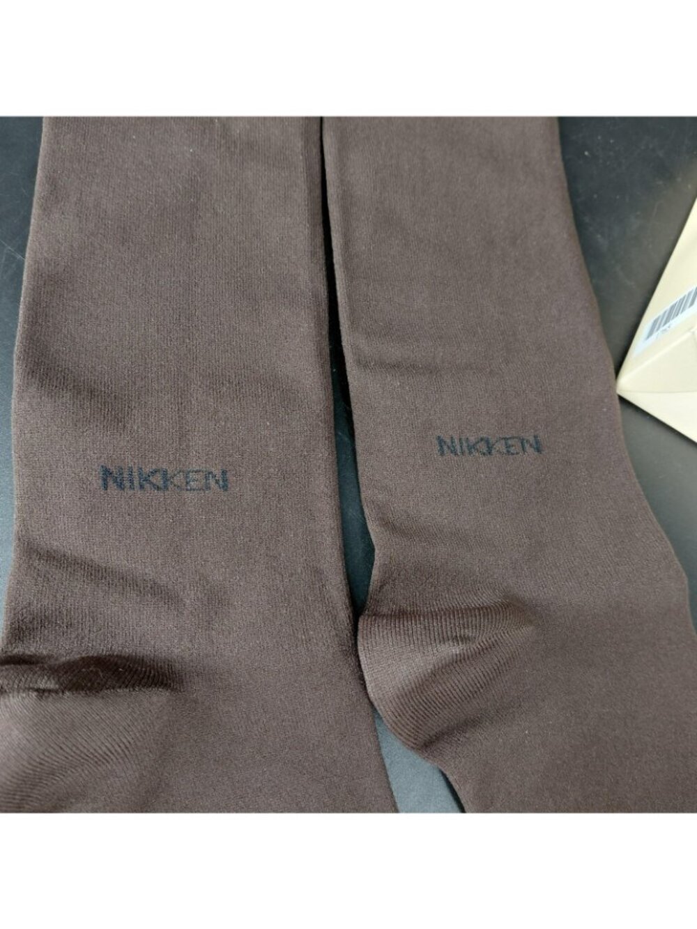 Vintage Nikken Thermowear Trouser Sox Womens 5-9 Brown Thermal Dress Socks NEW - Picture 4 of 10